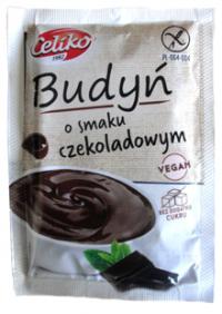 Budyń czekoladowy bezglutenowy, bez dodatku cukru, w proszku 40g Celiko