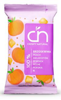 Crispy brzoskwinia kostka suszona 12g Crispy Natural